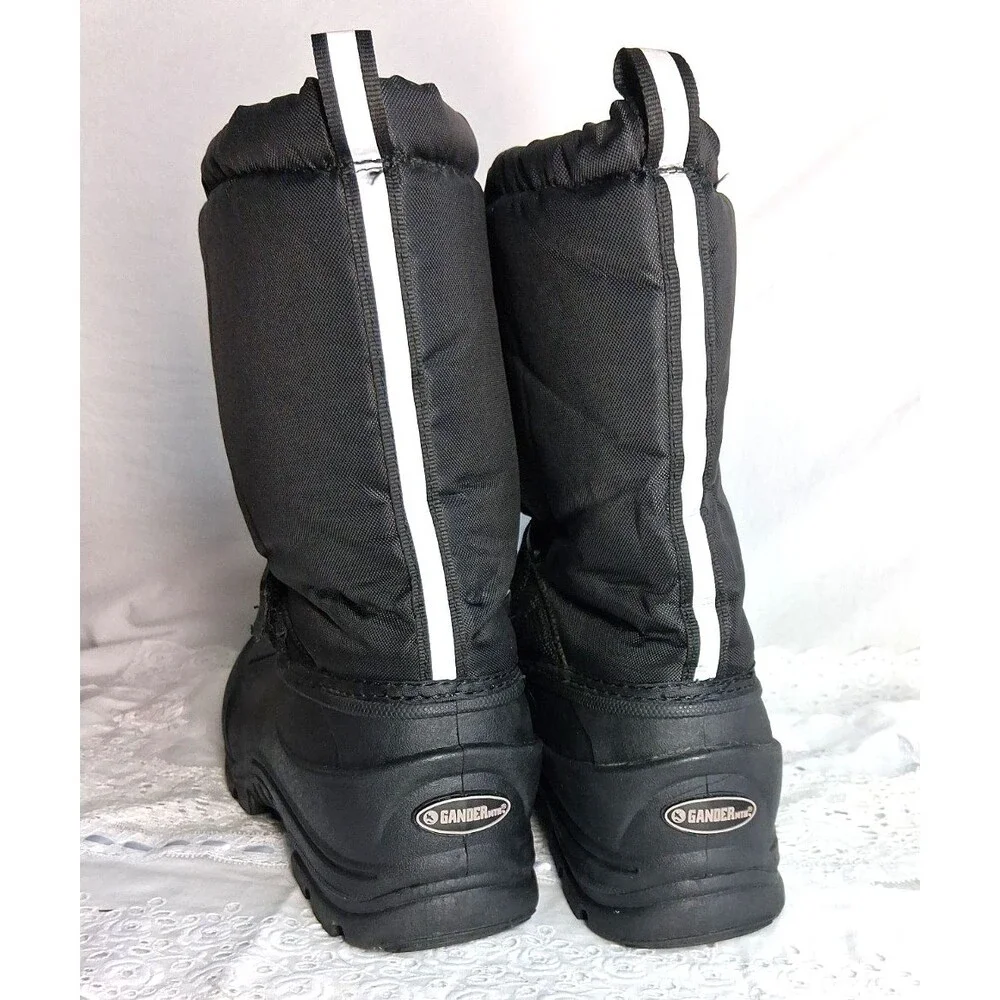 Gander Mountain Boys 6 Snow Boots Black Winter Outdoors sleigh riding cold gear